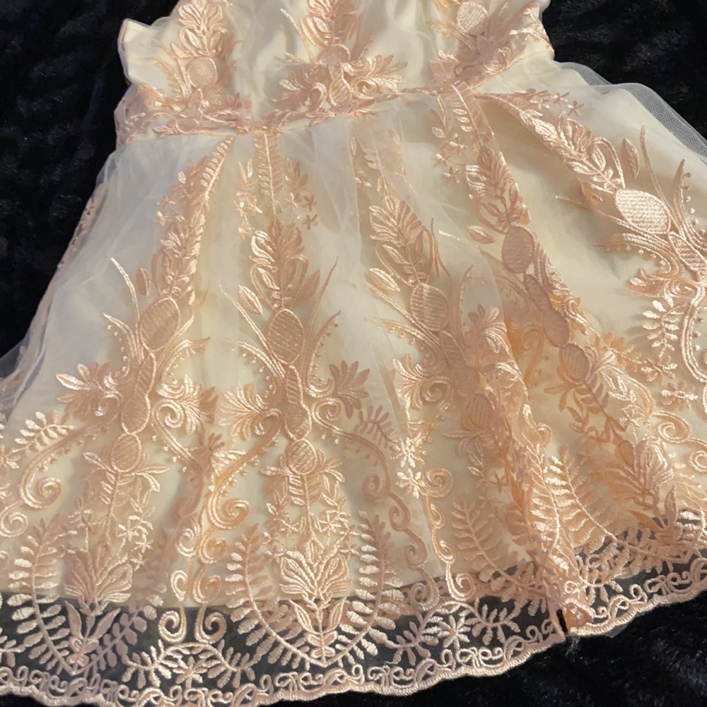 Lace aplique dress - Picture 3 of 4